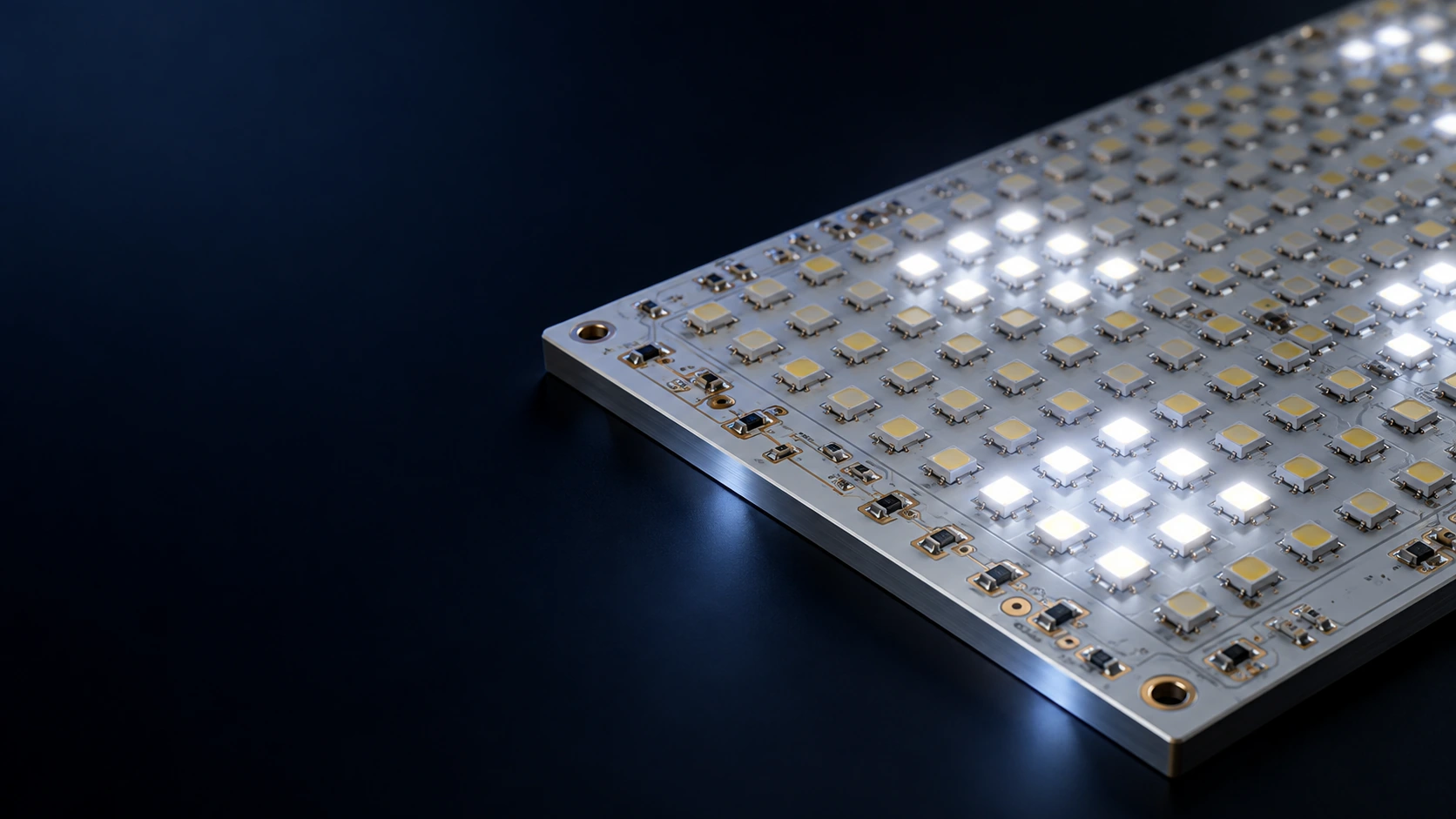 Mini-LED 分區背光概念示意