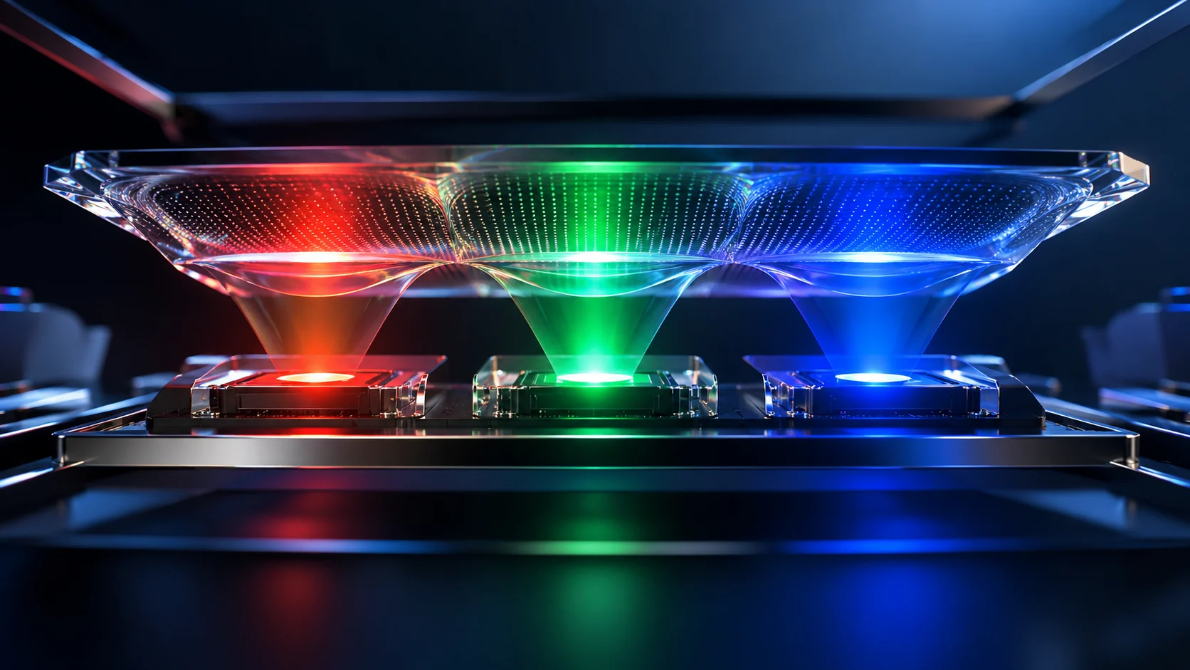 RGB 發光部件概念